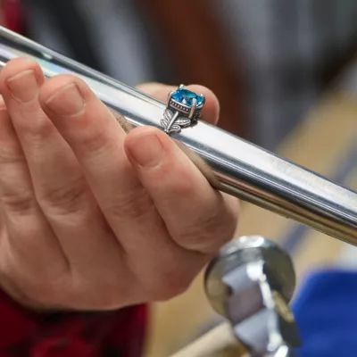 Trellis Gemstone Ring in Sterling Silver - Image 6