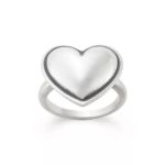 Full Heart Ring in Sterling Silver