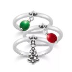 Christmas Dangle Ring Stack