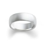 Wide Athena Wedding Ring in Sterling Silver or 14K Yellow Gold